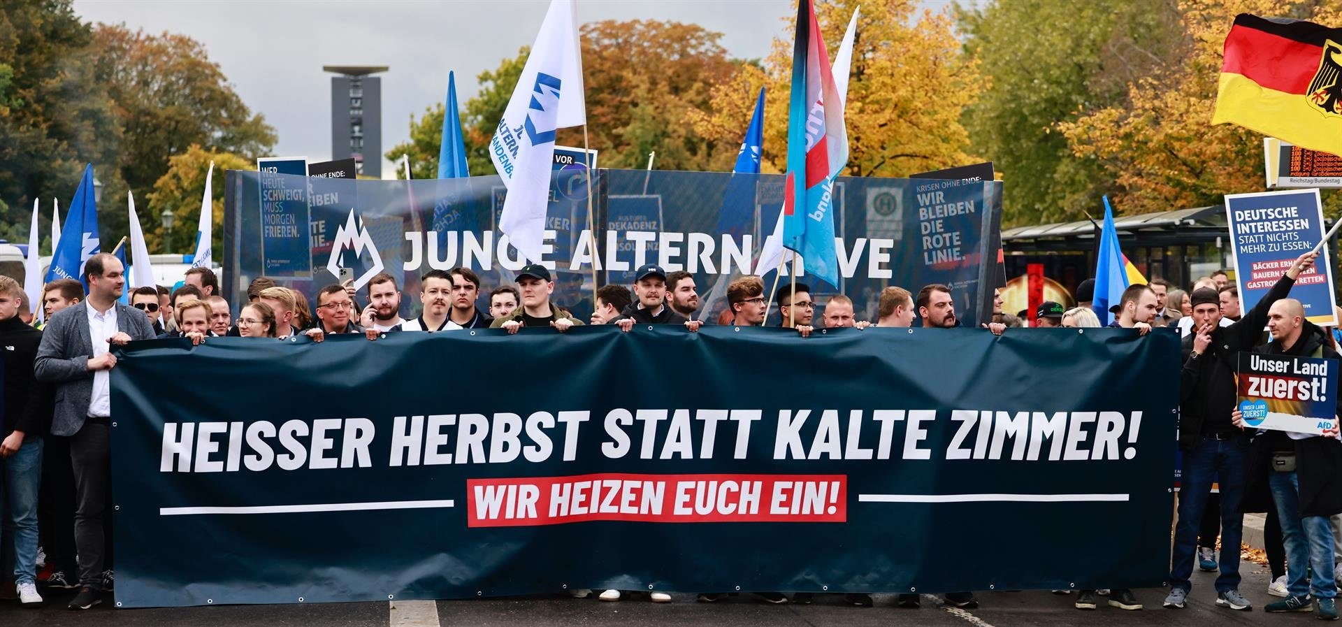 manifestación ultraderecha en Berlín EFE