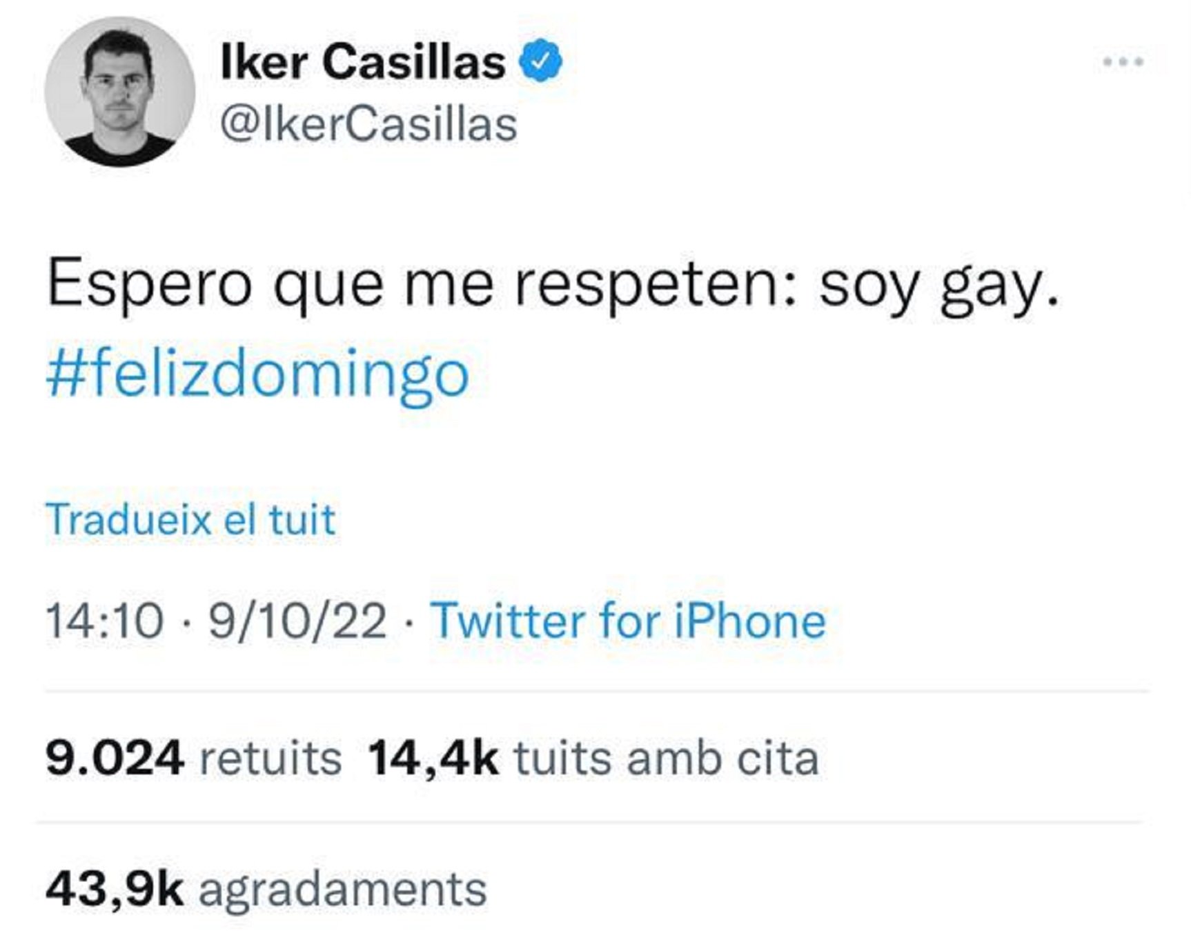 Tweet Casillas Twitter