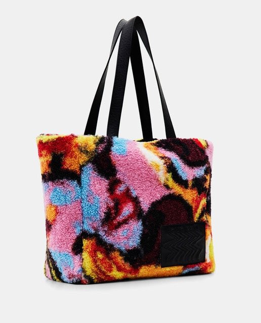 Bossa d'espatlla estampada multicolor de Desigual Bossa d'espatlla estampada multicolor de Desigual