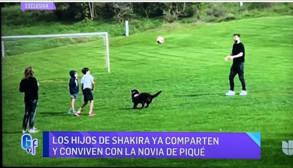 Piqué i Claar Chía amb els nens, El gordo y la flaca Piqué i Claar Chía amb els nens, El gordo y la flaca