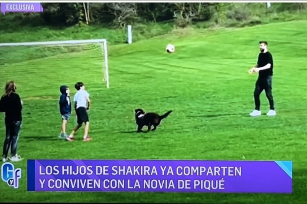 Piqué i Claar Chía amb els nens, El gordo y la flaca Piqué i Claar Chía amb els nens, El gordo y la flaca