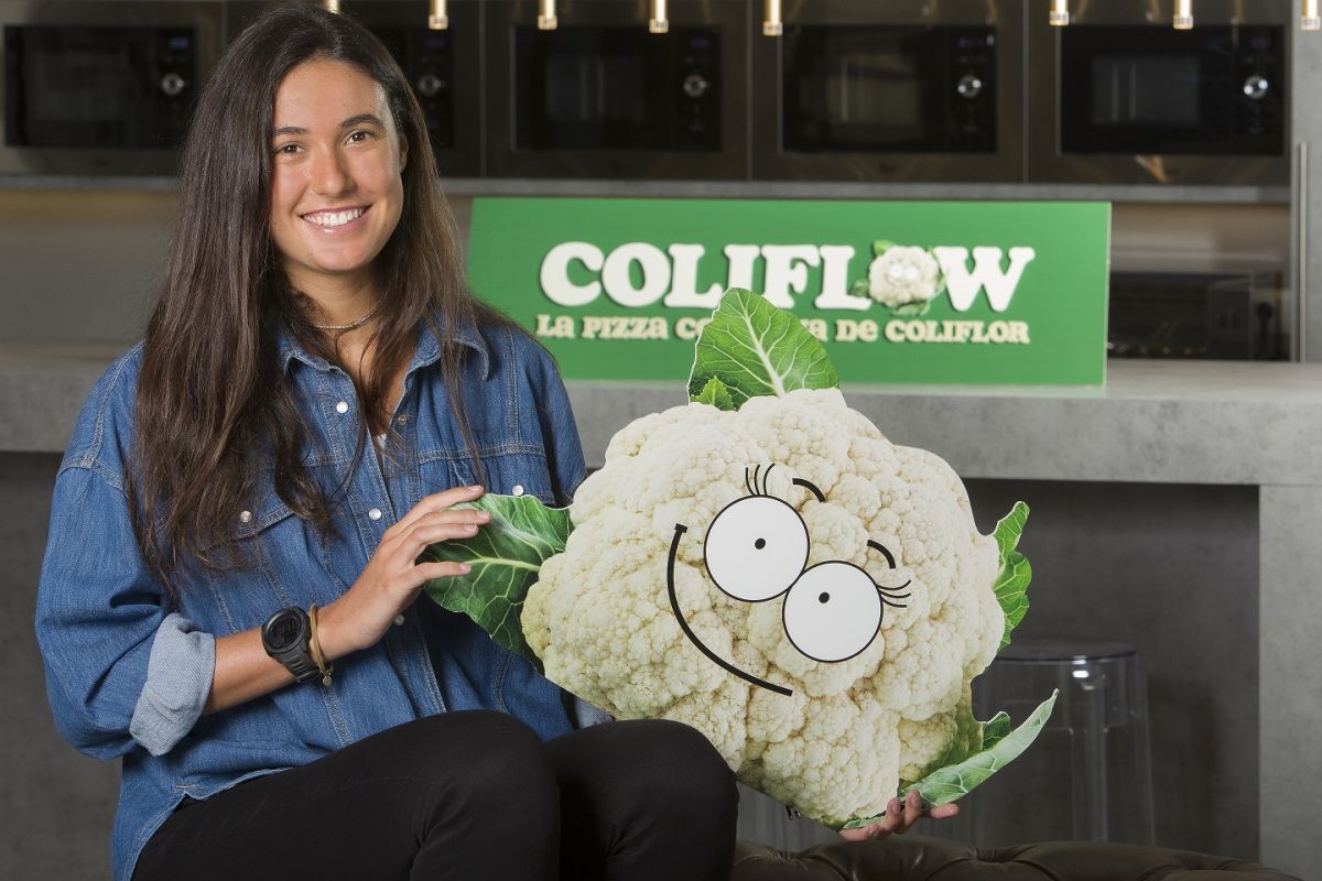 Coliflow, la marca de pizzes de coliflor d'Alba Sánchez-Vicario, augmenta les seves vendes un 46%