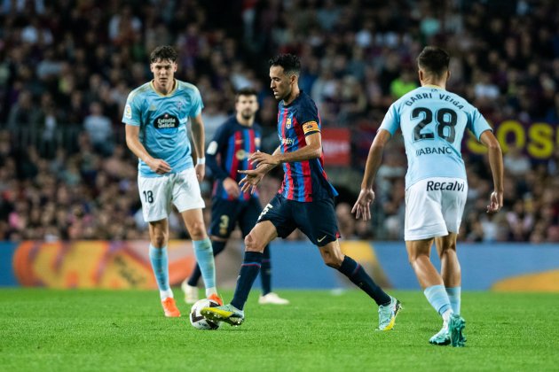 Sergio Busquets Barça Celta / Foto: Europa Press