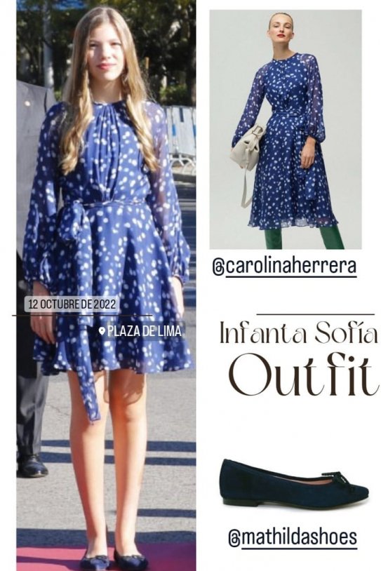 Infanta Sofía outfit IG