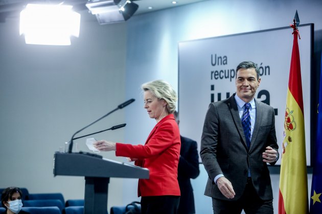 Ricardo Rubio / Europa Press presidenta comision europea ursula von der leyen presidente gobierno pedro sancehz