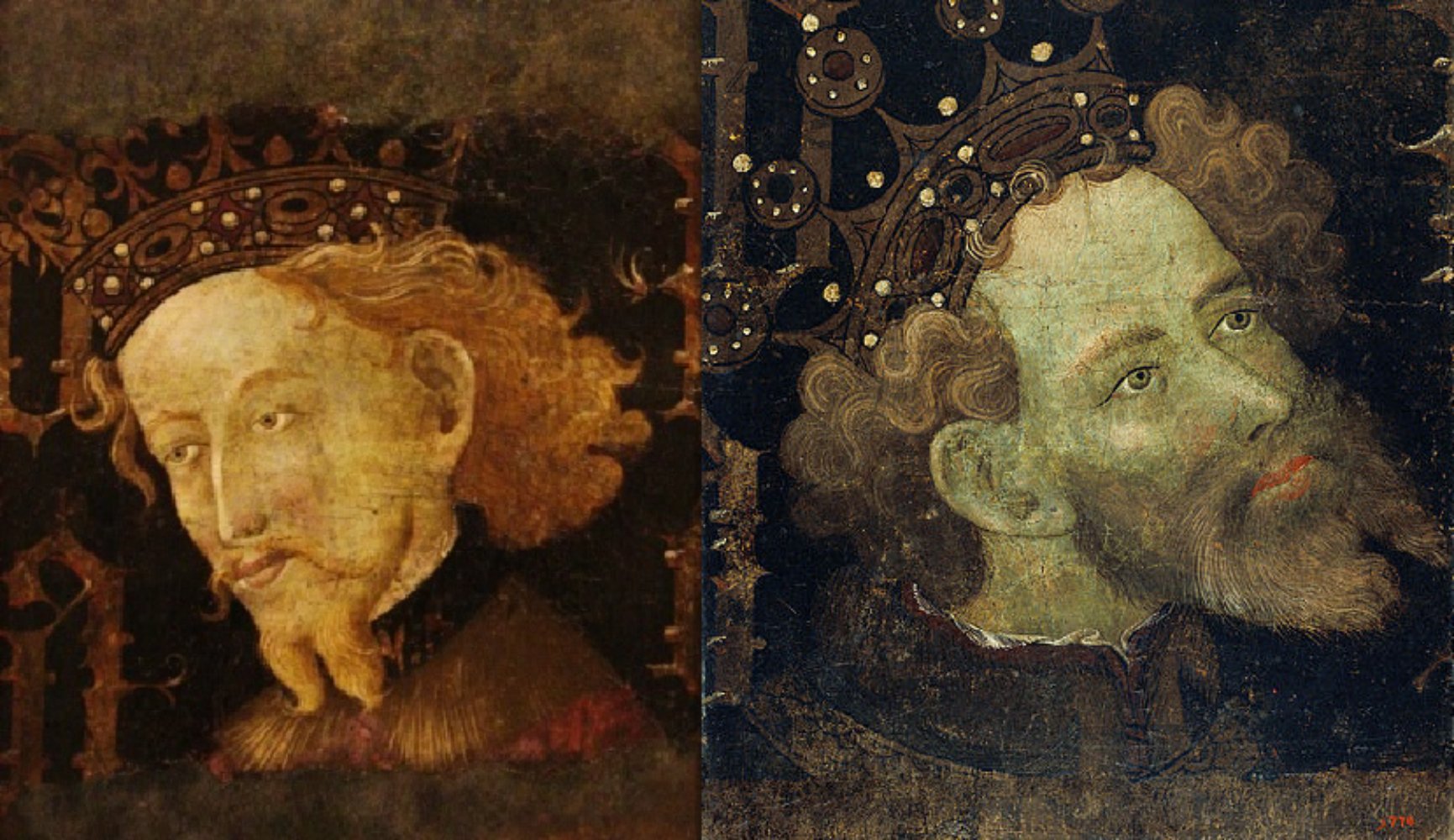 Jaime I y Pedro III. Fuente: Museu Nacional d'Art de Catalunya Jaime I y Pedro III. Fuente: Museu Nacional d'Art de Catalunya