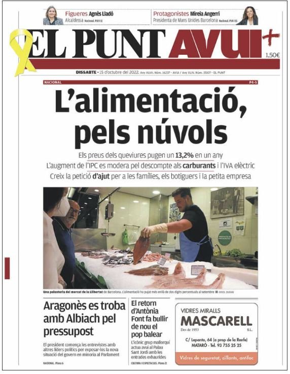 el punt avui portada 15 octubre el punt avui portada 15 octubre