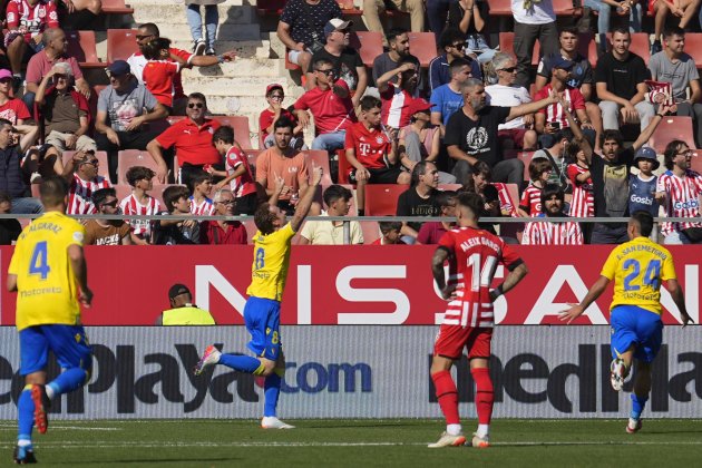 celebracion gol Cadiz Montilivi Girona / Foto: EFE