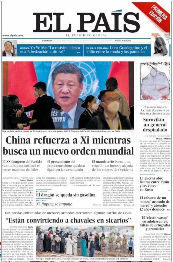 el pais portada 16 octubre