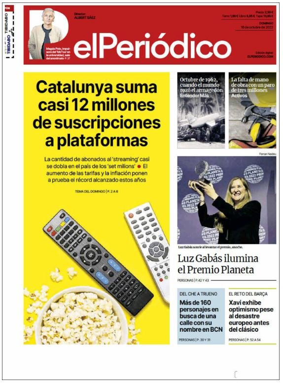 el periodico portada 16 octubre