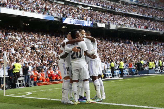 Real Madrid celebracion gol
