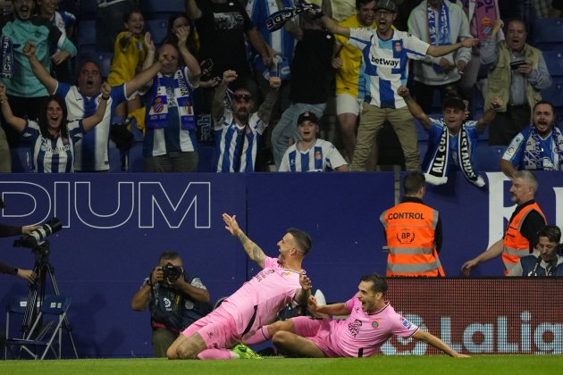 Joselu celebracion gol Espanyol Valladolid / Foto: EFE