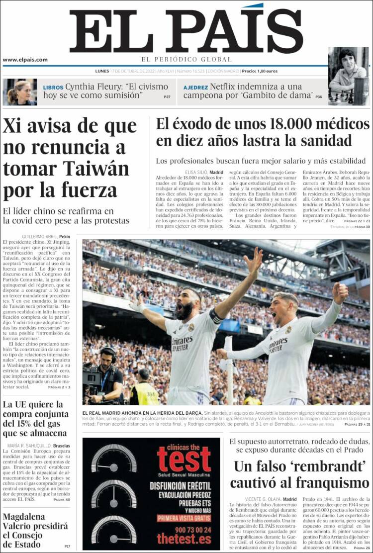 elpais 17 octubre 2022