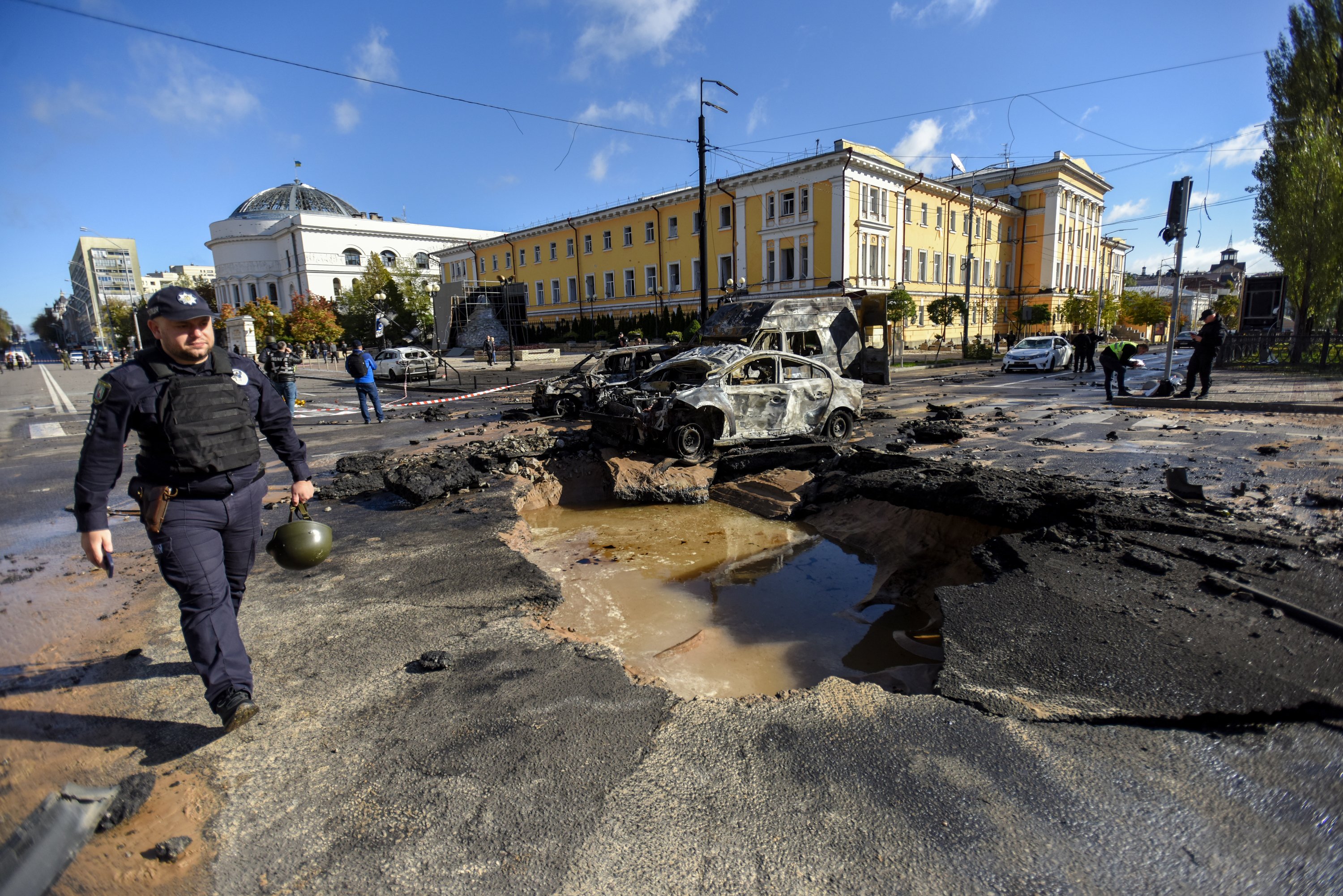 Nuevo bombardeo sobre Kyiv: Rusia ataca la capital con drones kamikazes