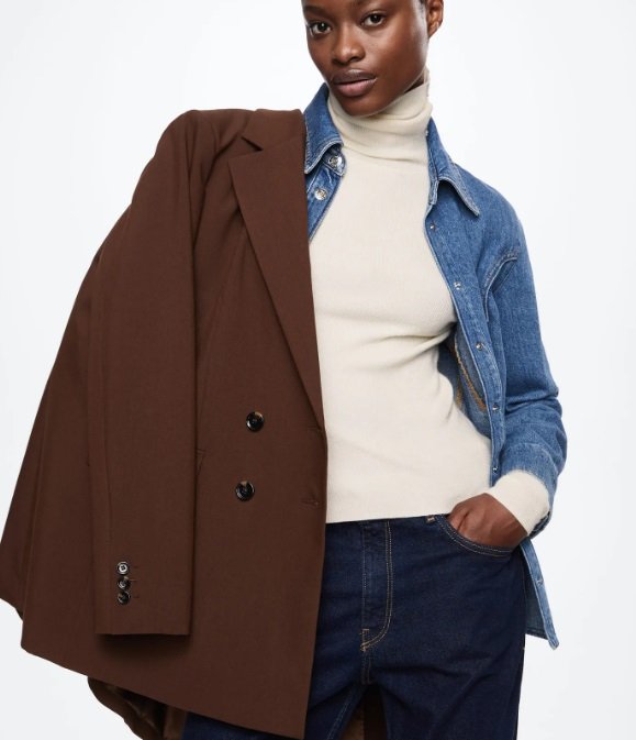 Jersey de Mànec|Mango Jersey de Mànec|Mango