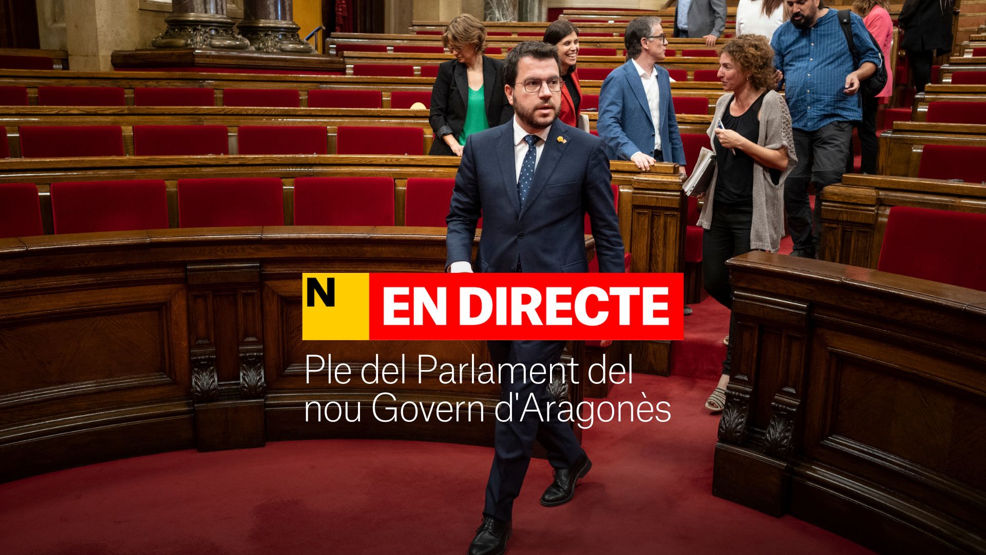 Pleno del Parlament del nuevo Govern, DIRECTO | Sesión de control al Govern
