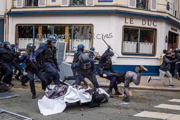 Vaga manifestació França Octubre 2022 / Foto: EFE Vaga manifestació França Octubre 2022 / Foto: EFE
