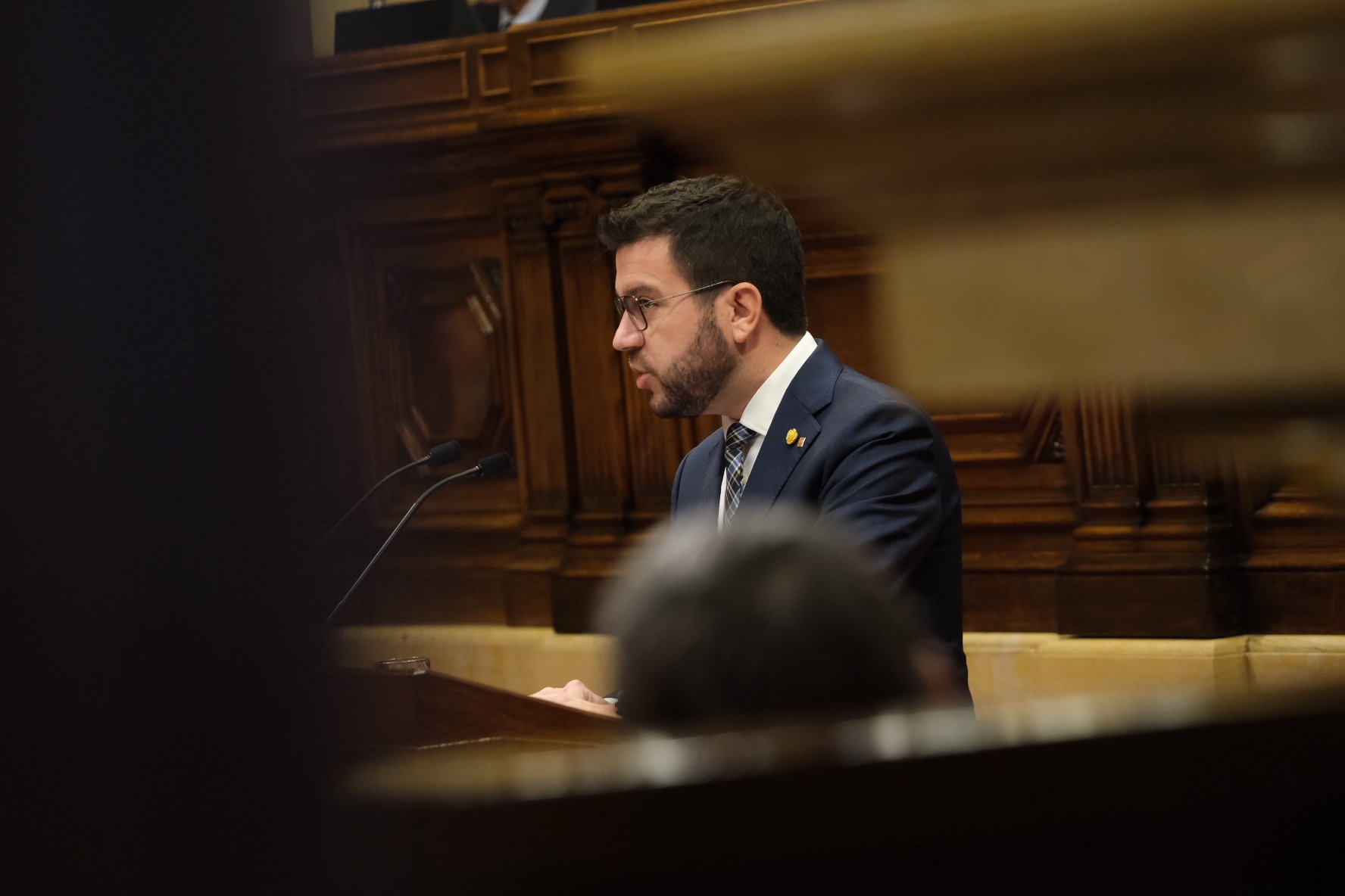 Pere Aragonès al Ple del Parlament / Carlos Baglietto