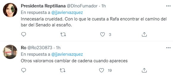 respuestas a JJ Vazquez Twitter respuestas a JJ Vazquez Twitter