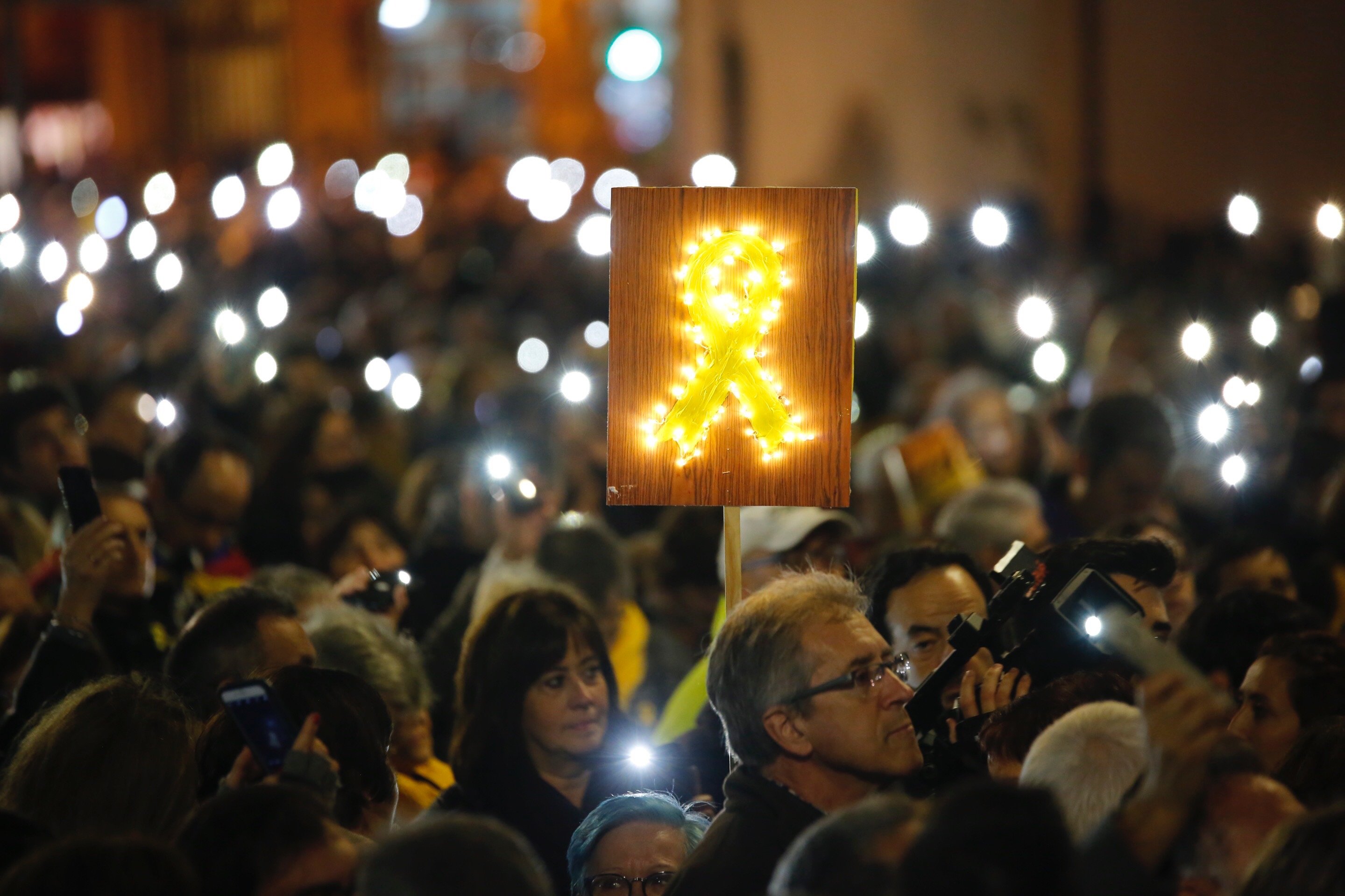 De Sant Jaume a la Model: marxa pels quatre mesos de presó dels Jordis