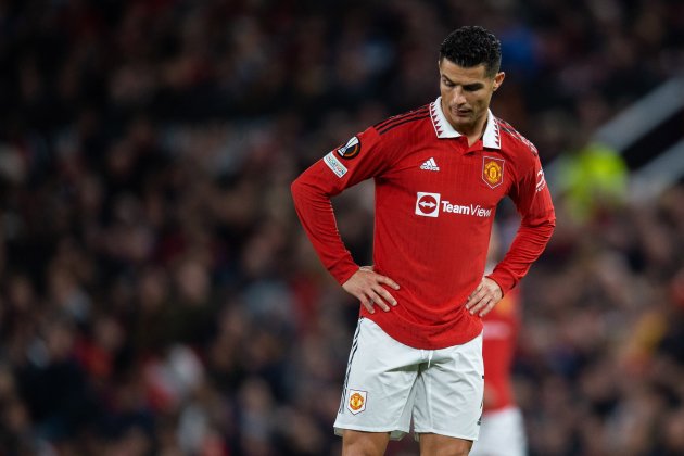 Cristiano Ronaldo enfadado Manchester United / Foto: EFE