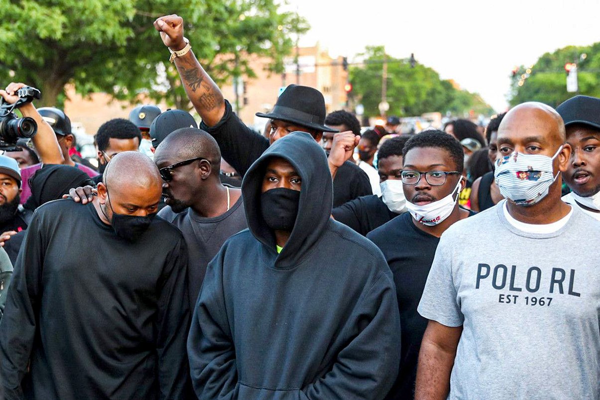 rapero kanye west protesta black lives matter muerto asesinado george floyd europa press rapero kanye west protesta black lives matter muerto asesinado george floyd europa press