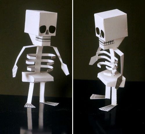 esquelet paper manualitat
