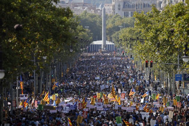 Atemptats Barcelona Manifestacio EFE