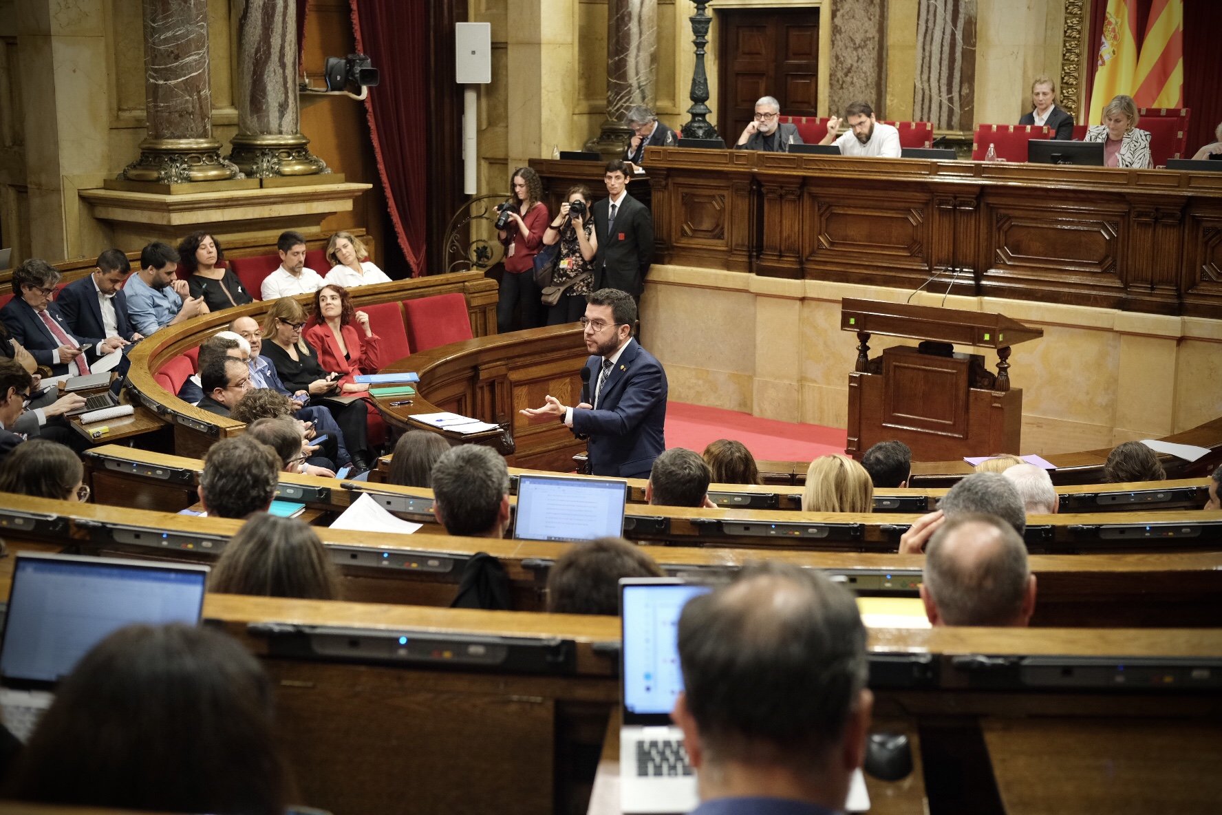Junts exigeix explicacions d'Aragonès al Parlament sobre com s'ha negociat la sedició