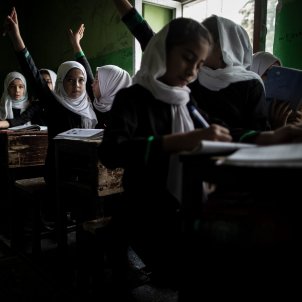 noies nenes afganeses afganistan regim taliba educacio escola europa press