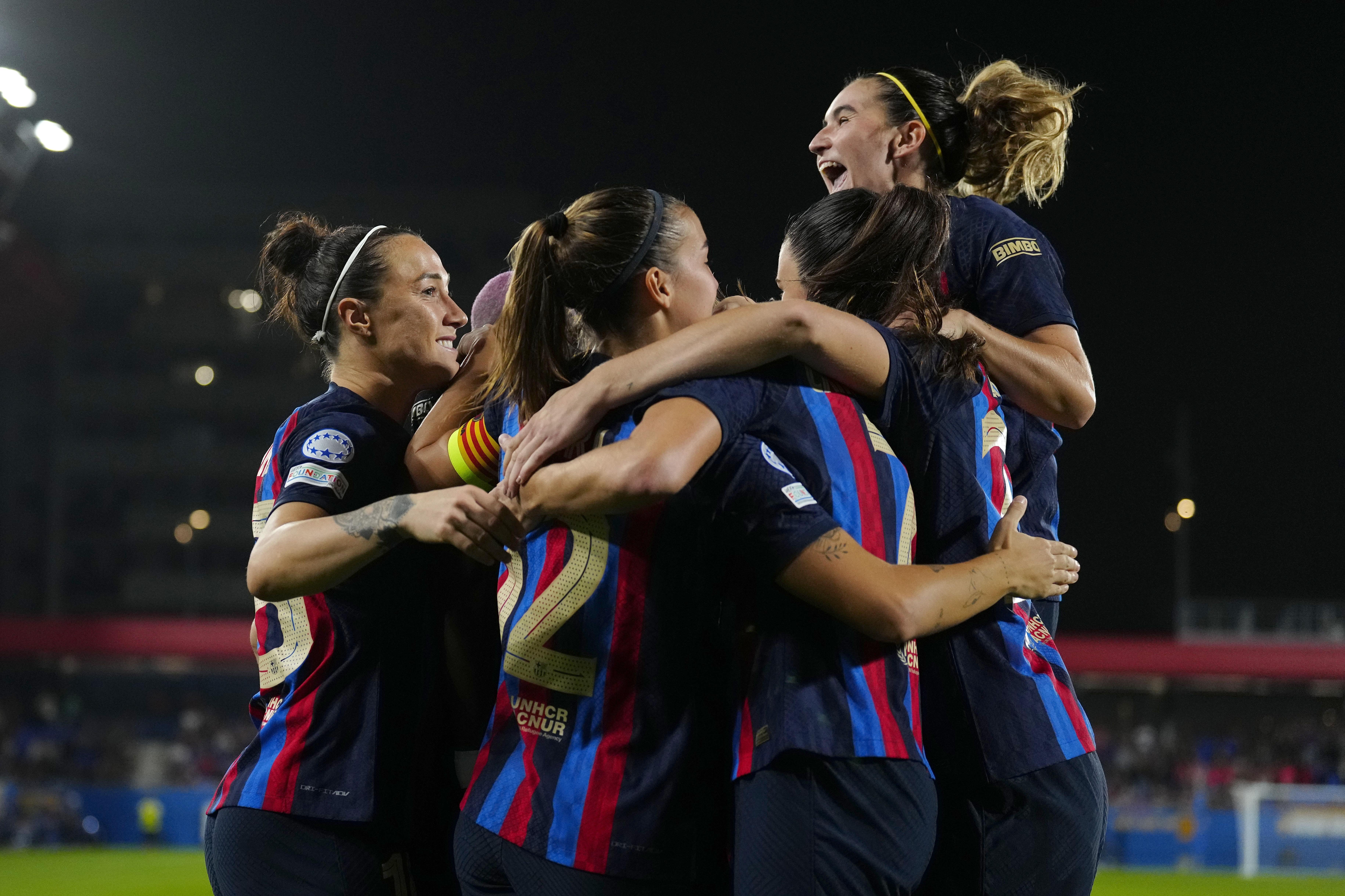 El Barça se estrena con una insultante goleada ante el Benfica en la Champions femenina (9-0)