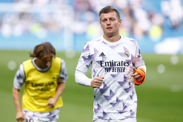 Toni Kroos entrenamiento Real Madrid / Foto: Europa Press