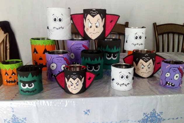 llaunes manualitat halloween llaunes manualitat halloween