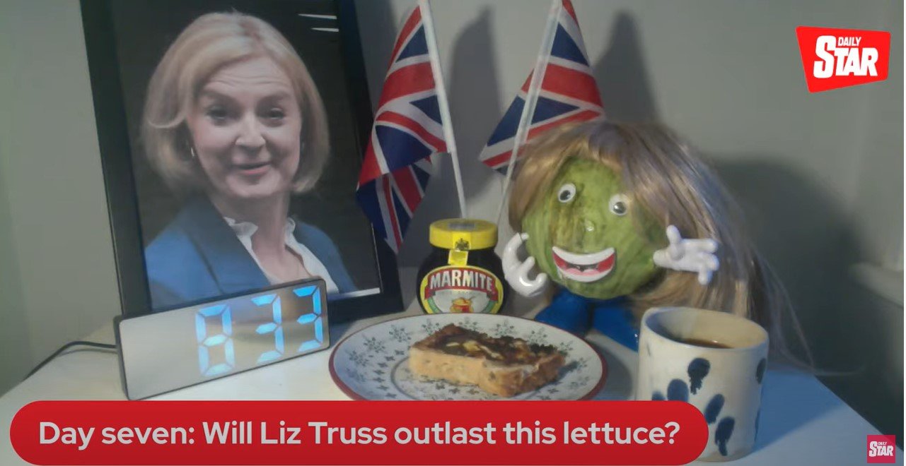 La 'Daily Star Lettuce' se impone a Liz Truss