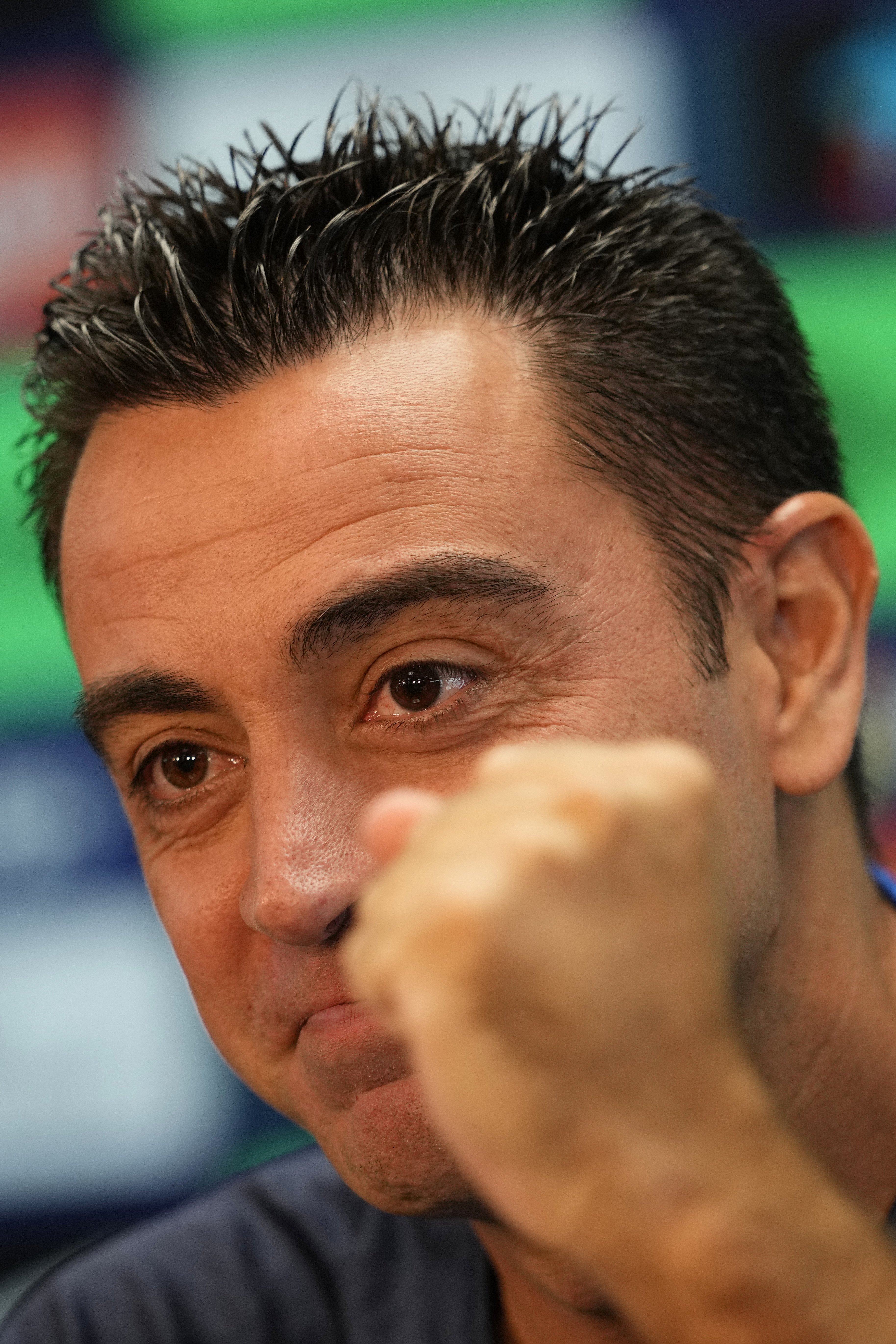 Xavi Hernandez anims / Foto: EFE