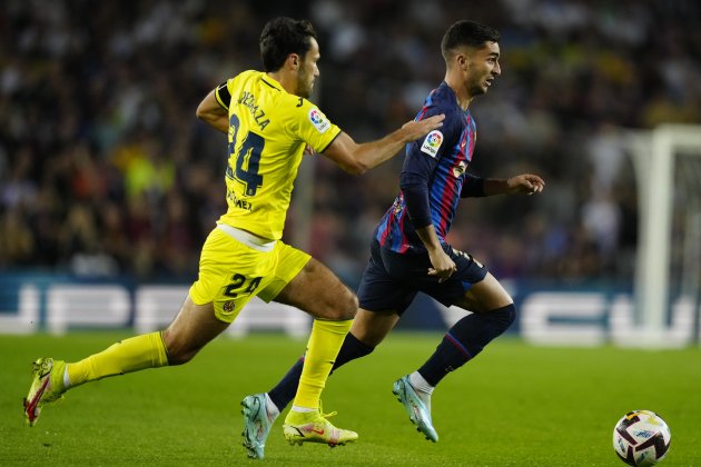 Ferran Torres Alfonso Pedraza Barça Villarreal / Foto: EFE