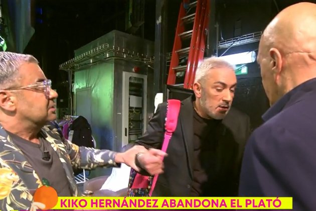 Kiko Hernández se va de plató Telecinco Kiko Hernández se va de plató Telecinco