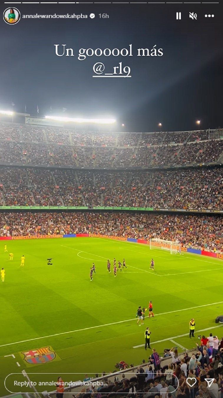 Celebració gol Lewandowska Instagram Celebració gol Lewandowska Instagram