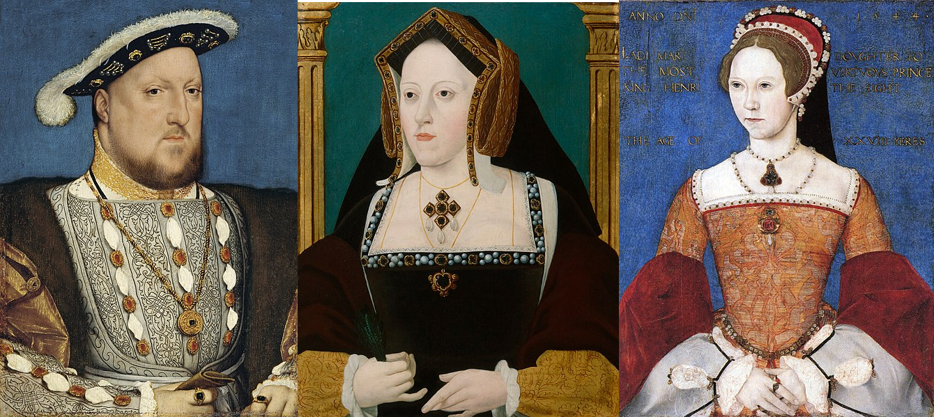 Enrique VIII, Caterina de Aragón y Maria de Inglaterra