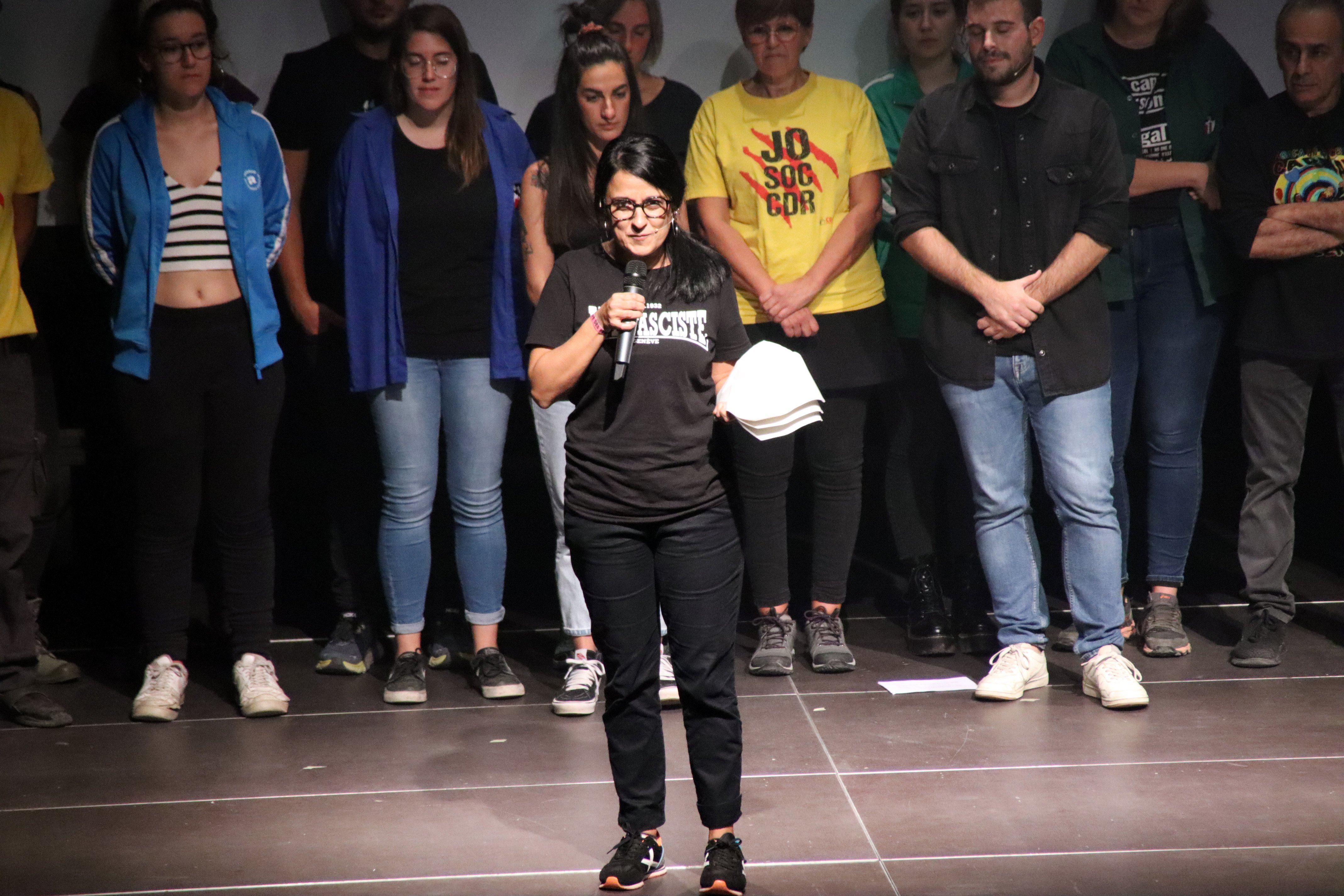 Anna Gabriel pide unidad entre represaliados: "Todas formamos parte del mismo bando"