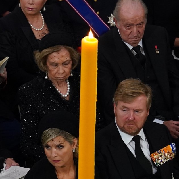 Juan Carlos Sofía funeral Isabel II GTRES