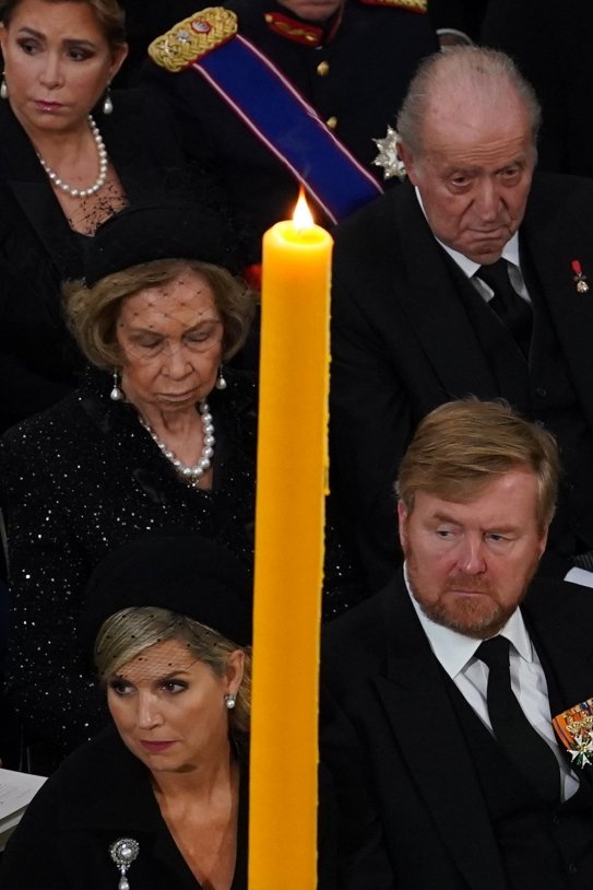 Juan Carlos Sofía funeral Isabel II GTRES