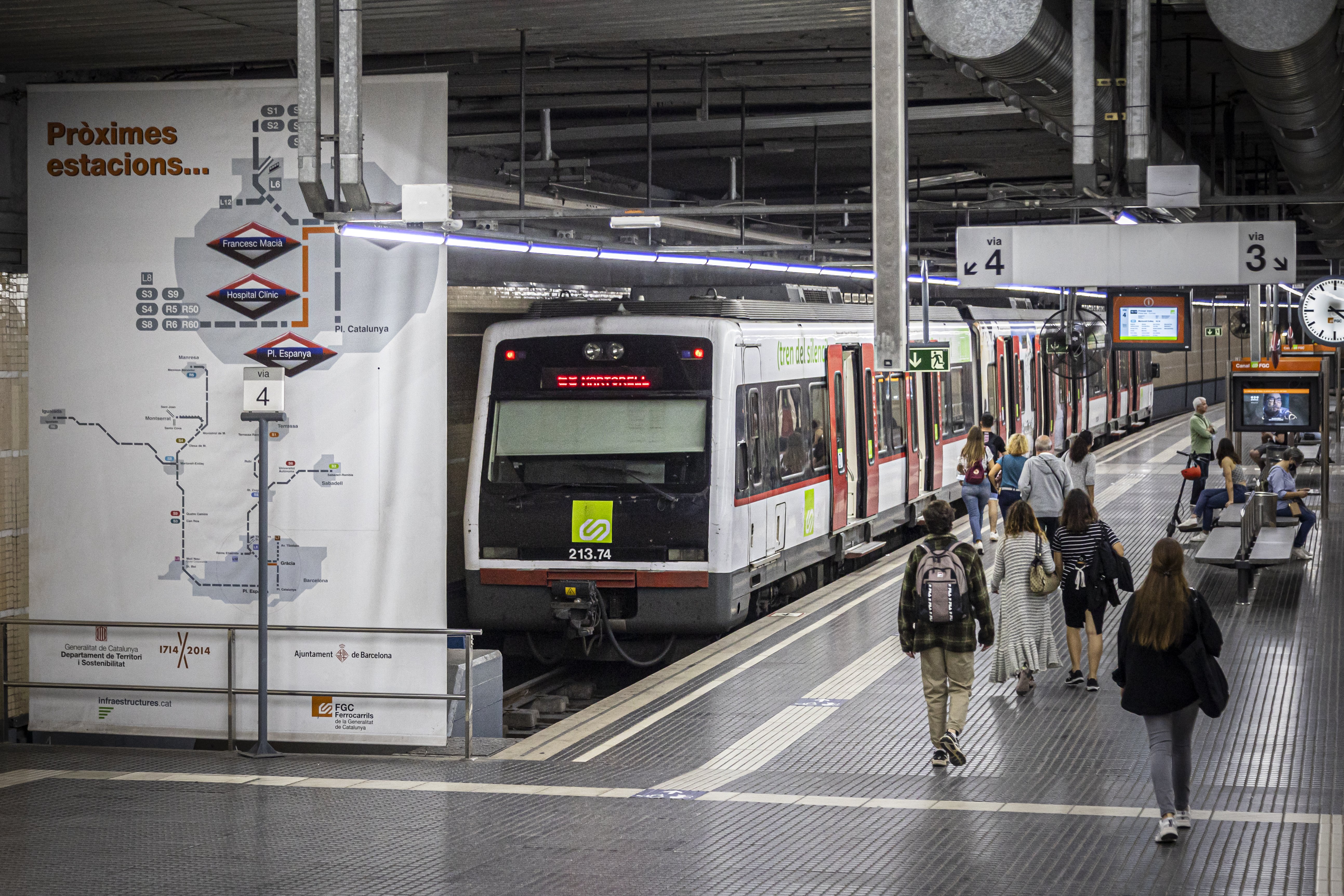 Pas endavant en la connexió de FGC Espanya - Gràcia (per Francesc Macià)