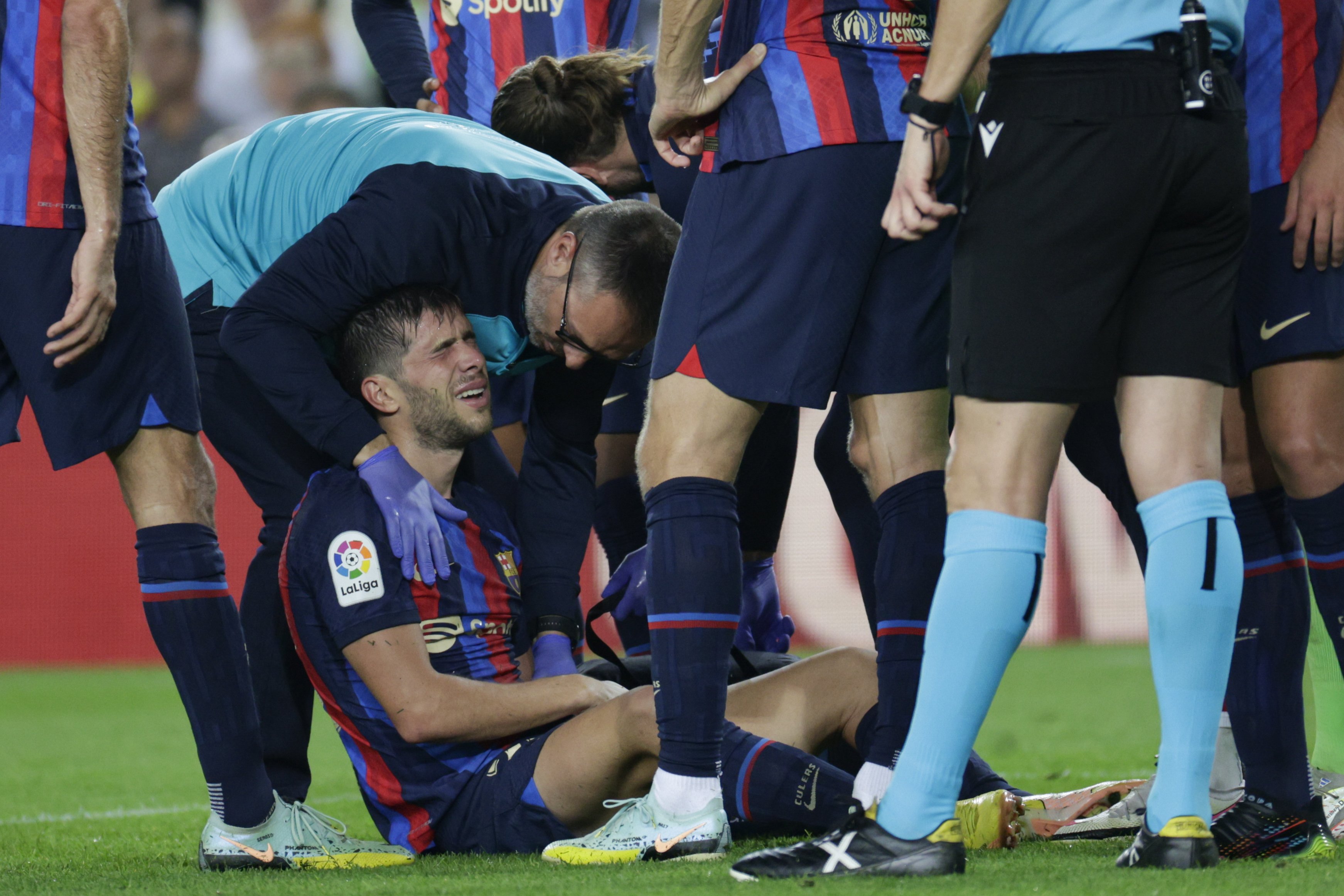 Problemas importantes para el Barça: la lesión de Sergi Roberto es más grave de lo esperado