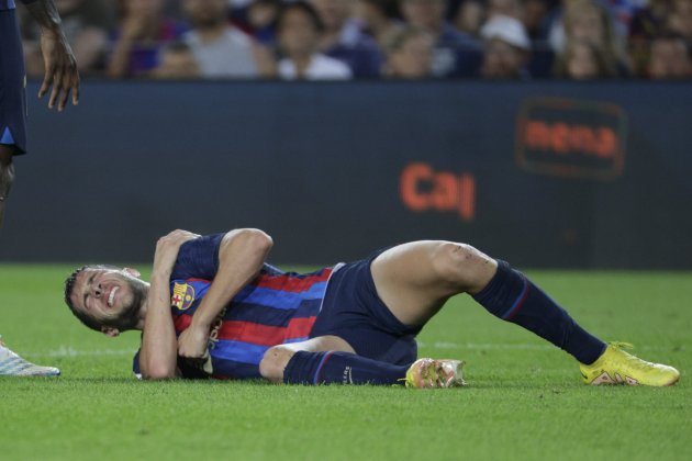 Sergi Roberto lesió Barça / Foto: EFE