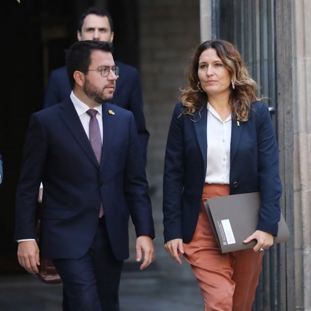Pere Aragonès Lauira Vilagrà i Natàlia Mas Consell Executiu  Jordi Bedmar