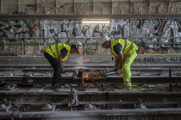 ADIF obras Sant Andreu sexta / Foto: Montse Giralt