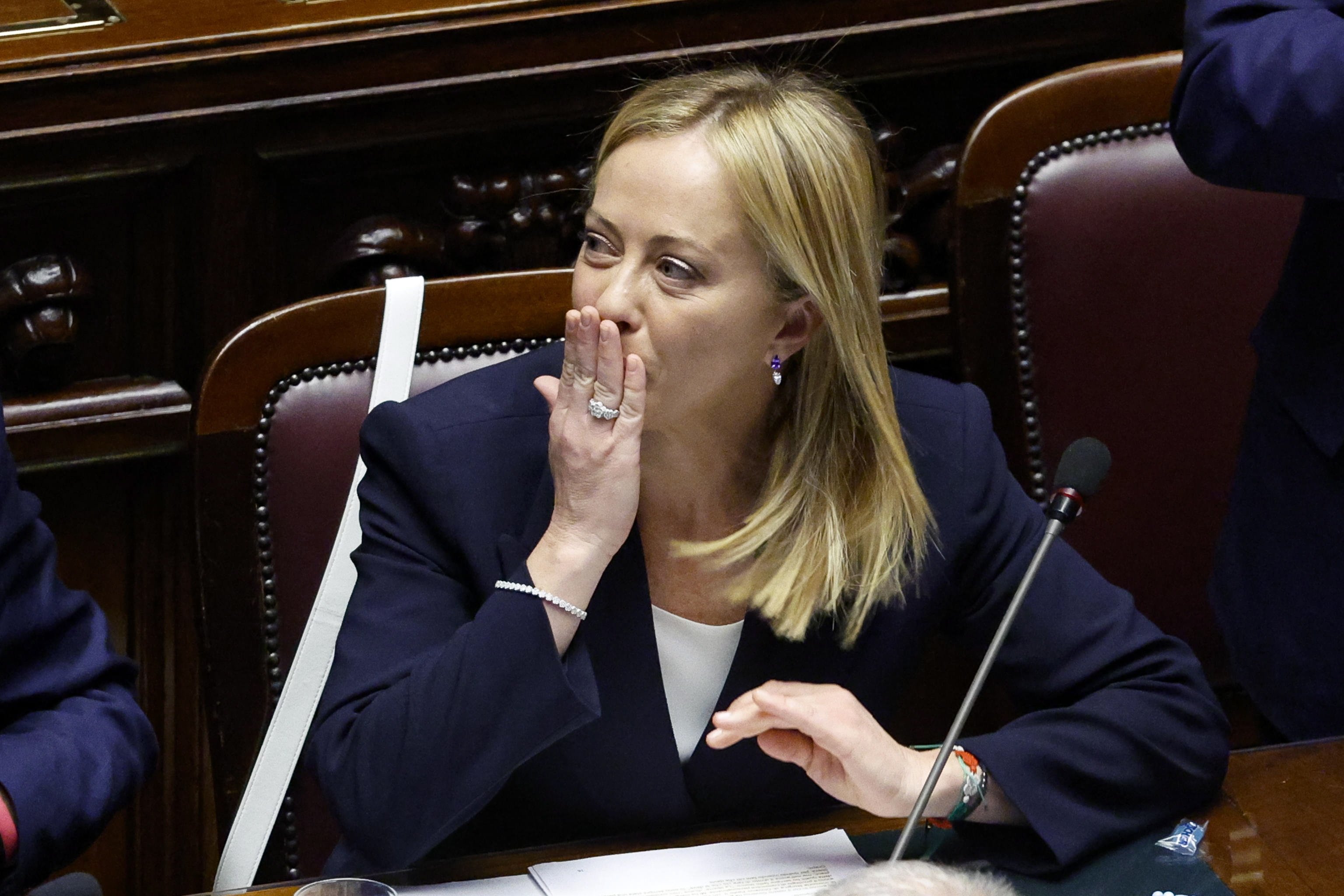Giorgia Meloni primera ministra italiana efe