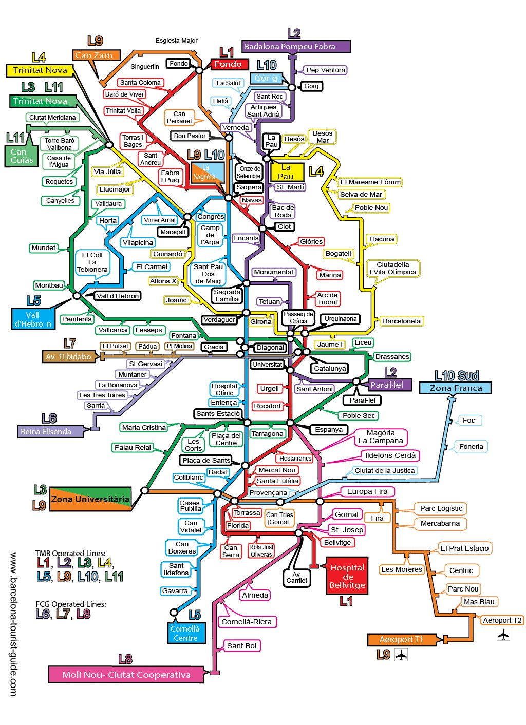 plano red metro barcelona tourist guide plano red metro barcelona tourist guide