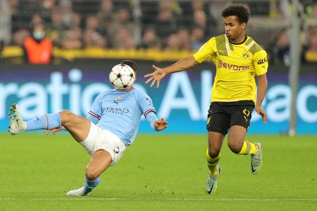 Joao Cancelo Karim Adeyemi Borussia Dortmund Manchester City / Foto: Europa Press